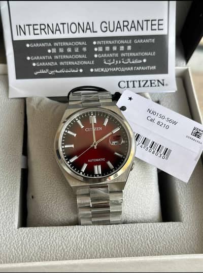 citizen original watch with 2 year international warrenty