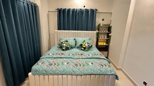 One bedroom apartment per day Avlable Gulbarga green Islamabad fully furnished