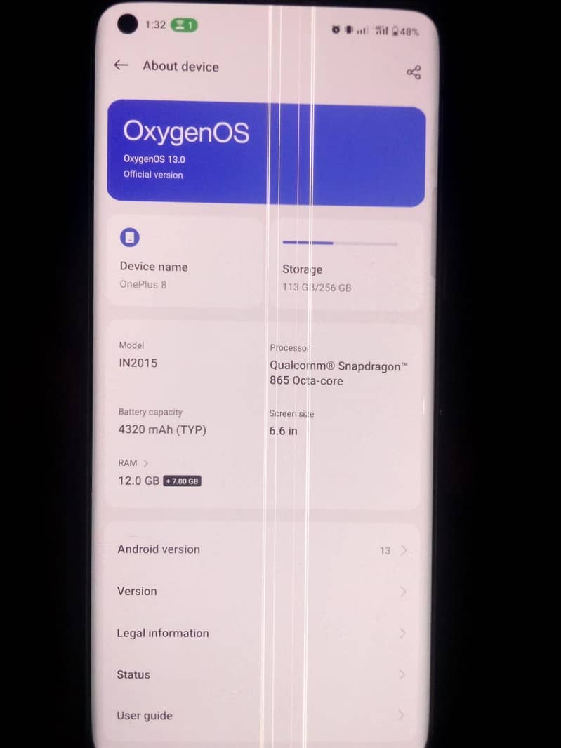 OnePlus 8 12/256 3
