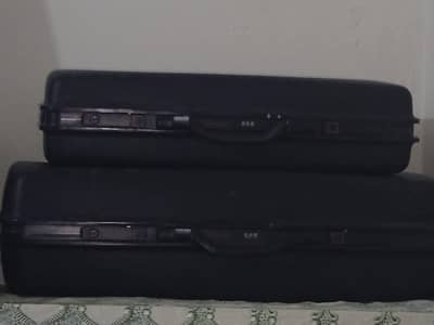 2 piece hard suitcase set