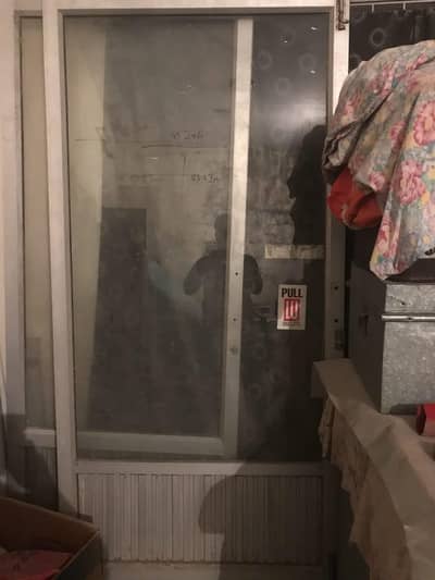 3 Almunium doors for urgent sale