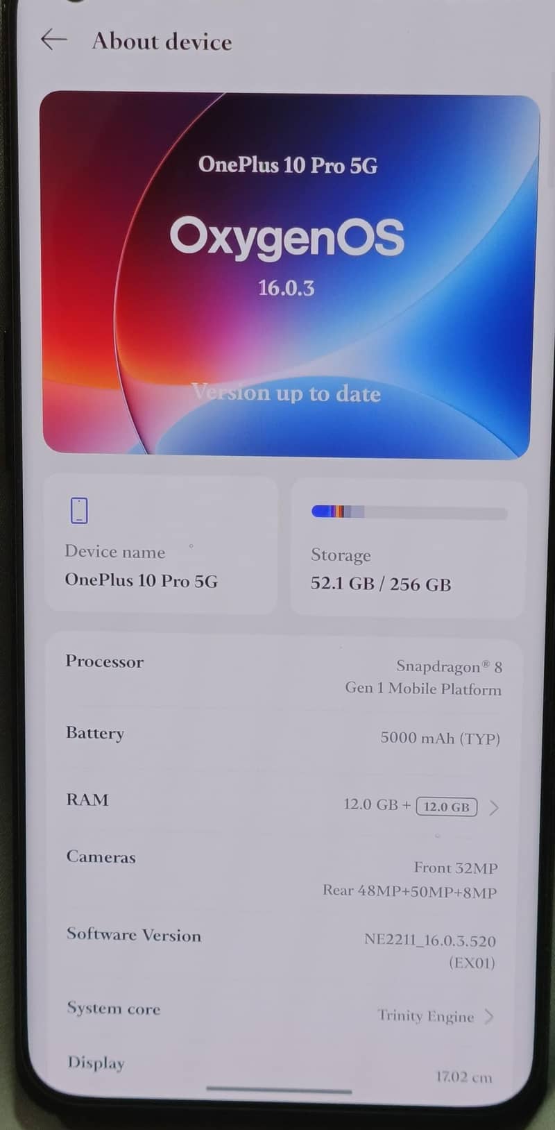 ONEPLUS 10 PRO 10