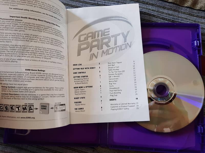 kinnect CD'S 10
