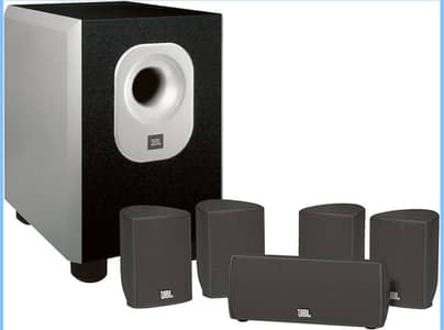 JBL SCS140 BK 5.1 Speaker Set (Subwoofer Power On But No Sound)
