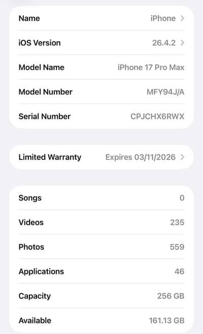 apple 17 pro max under warranty