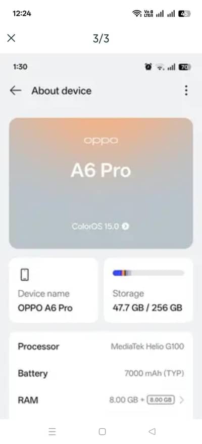 oppo a6pro 8/256
