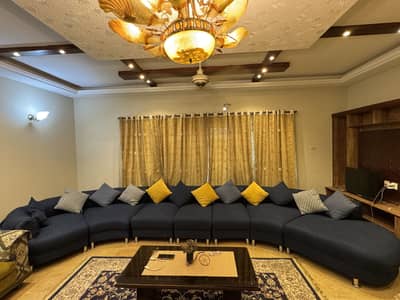 L shape sofa set