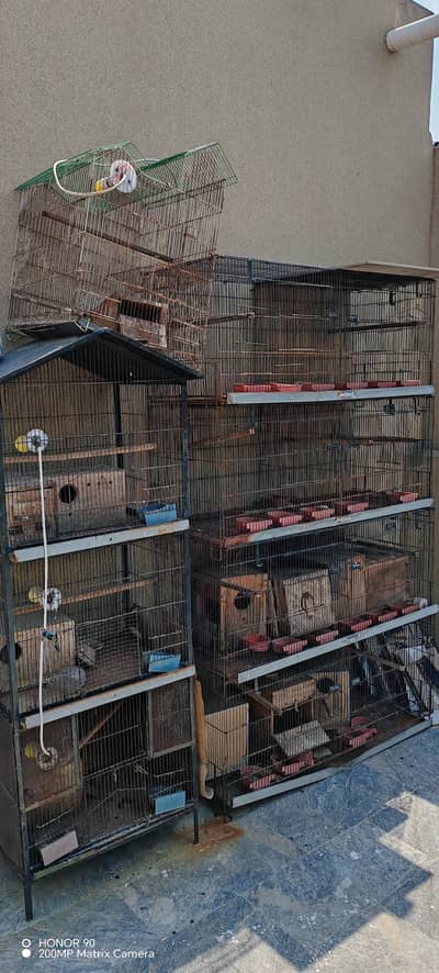 used bird cages