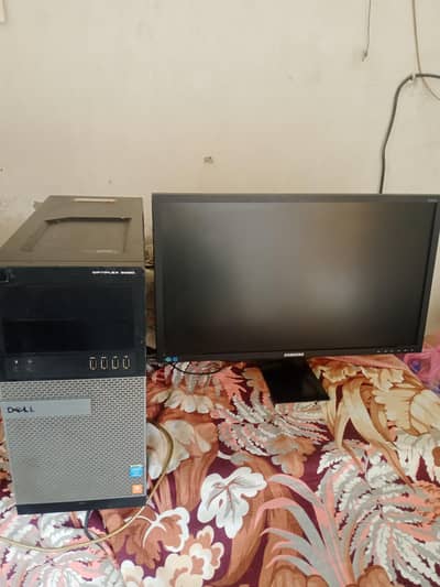 4th Gen Dell Tower PC with 24 Inch LCD Samsung