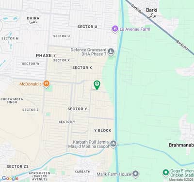 DHA PHASE 7 BLOCK Y, 10 MARLA CORNER HOT LOCATION PLOT AVAILABLE FOR SALE ON REASONABLE PRICE