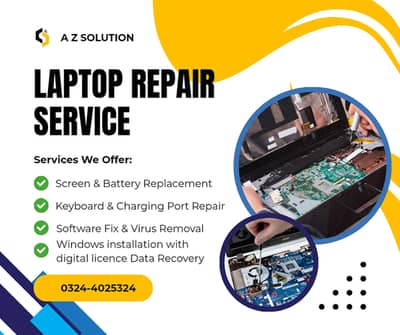 A Z Solution For Laptop Hardware & Software