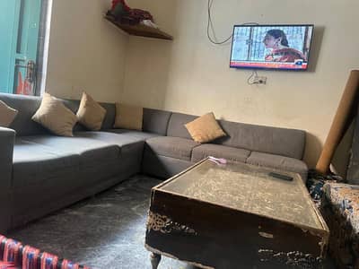Sofa and table