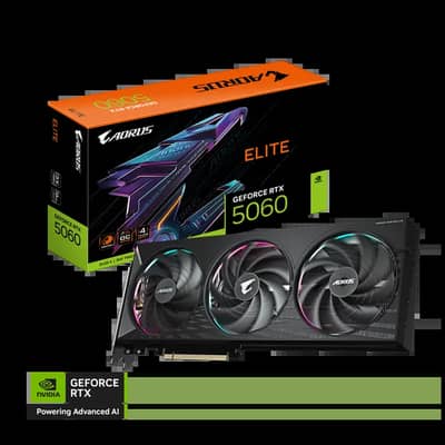 Aorus Geforce RTX 5060 Elite 8GB DDR7 Graphic Card