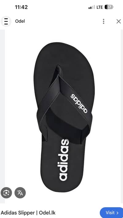 Adidas slippers size 43 US9