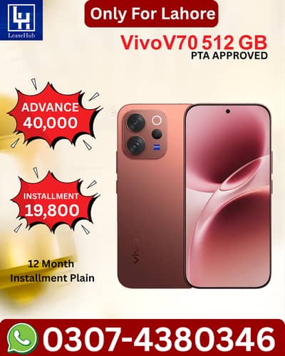 Vivo V70 5G 512GB Pta Approved On Easy Installment Plan