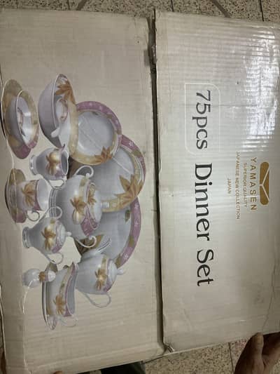 DINNER SET 75 PIECES JAPAN whatsapp 03334776618