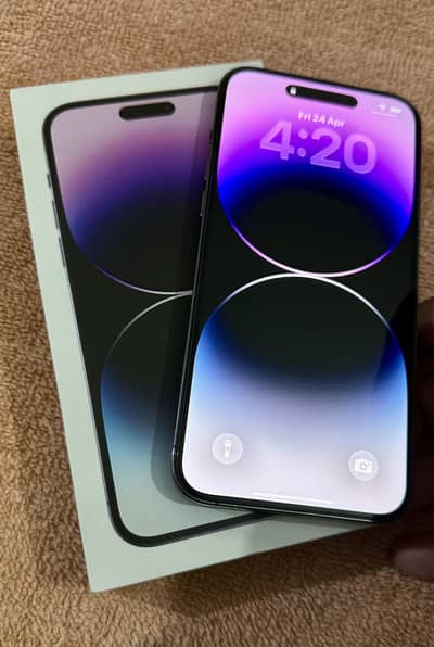 APPLE IPHONE 14 PRO MAX HK PHYSICAL DUAL SIM PTA APPROVED BOX ONLY 256