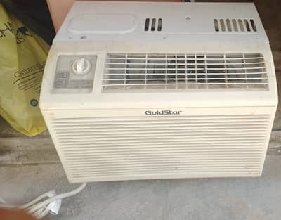 Gold star window ac 0.5 ton chilled cooling 110 ac with converter