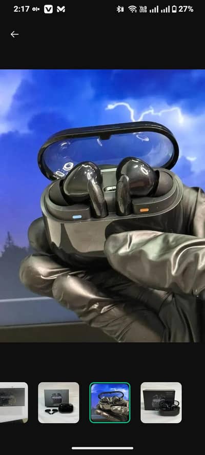 Black Noise - Cancelling Airpods with Charging Case