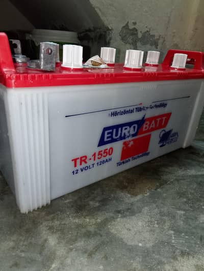 Euro bet battery for sale tr 1550  ah 120