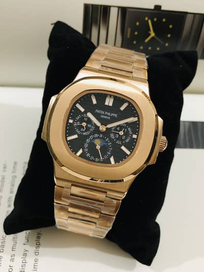 PATEK PHILIPE MOON PHASE-AUTOMATIC MOVEMENT-NEW WATCH-SEIKO CASIO