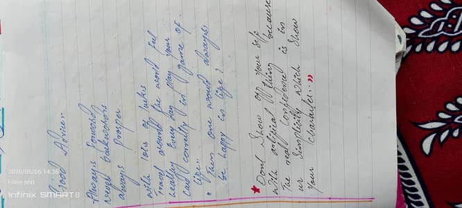 Neat Handwriting work “Neat Handwriting Assignments / Notes Available”