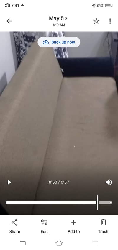 Sofa combed