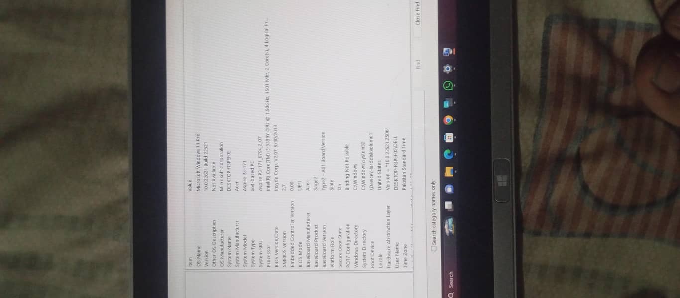 Acer Window Tablet 5
