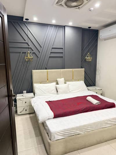 1 Bedroom VIP Full furnish flat per day available in Bahria town Lahore 0300 4561276