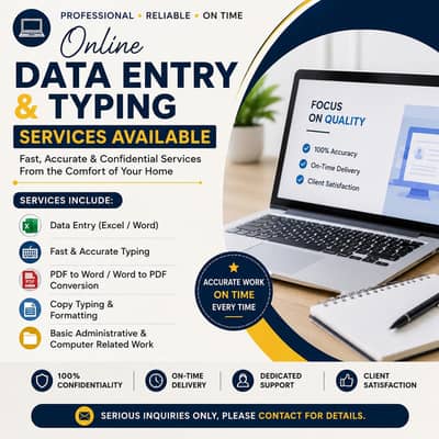 data entry & typing services