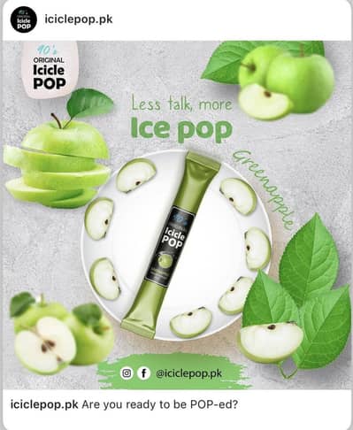 I have product of iciclepops I need supplyyer