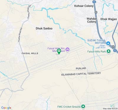 13.3 marla commercial plot for sale in Faisal hills Block A