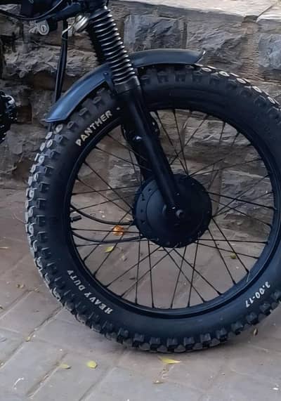 300-17 panther Enduro Tyres pair with tubes for 70c and 125c bike