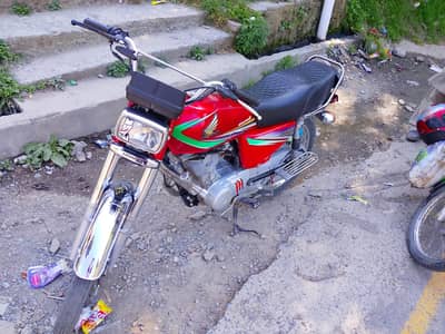 125 for sale model 2023 registered Abbottabad number