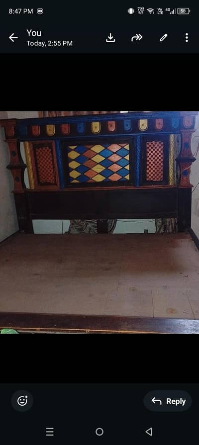 original wood bed