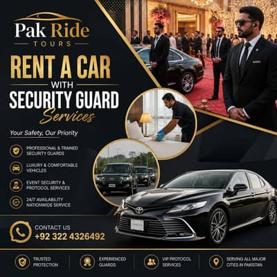 Pak Ride Tours Rent a Car with driver weekly monthly basis Available
