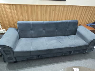 Velvet Sofa cum bed