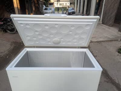 Haier freezer 405 single door total original all ok Call/0321/8888/564