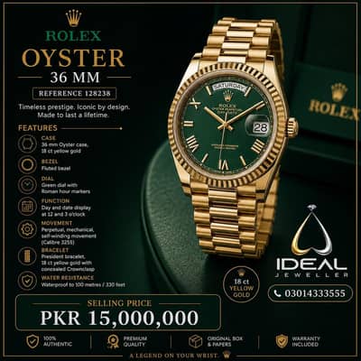 Rolex Oyster Perpetual Day-Date 36mm (128238A) Original
