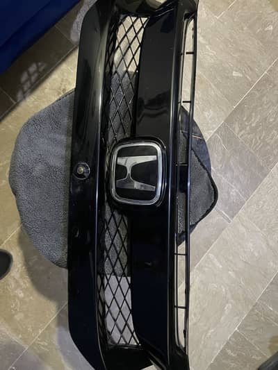 Civic x rs grill black