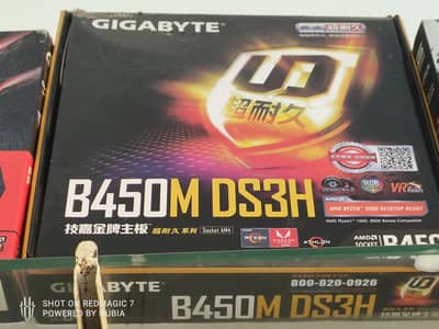 Gigabyte b450m-ds3h motherboard + Ryzen 5 3600x + 16gb Ddr4 ram