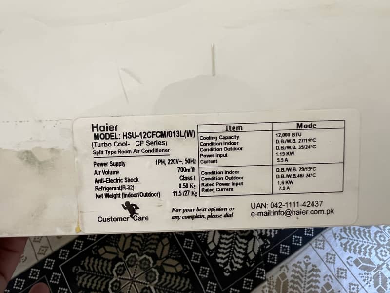 Haier ac 3