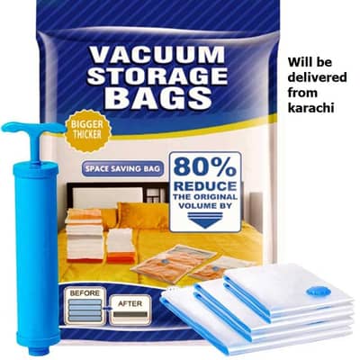 Vacuum Bags For Clothes, Blankets, Pillows, Beddings / Vacuum Storage