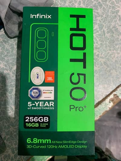 Infinix Hot 50 pro+ 8/256 6 Month warranty available