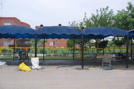 Car pakring shades/fiber glass shades / fiber sheds / sheds