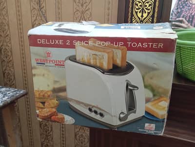 brand new west point Pop up toaster ( WF-2530 ) with box n manual.