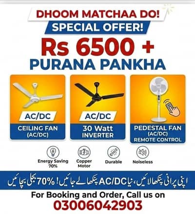 AC DC CEILING FAN