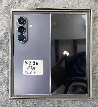 Samsung galaxy  Z Fold 7 official pta 512 gb Black  Complete box