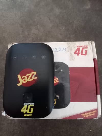 Jazz 4G Device for sale with sim 4000 Whatsapp 03702913437