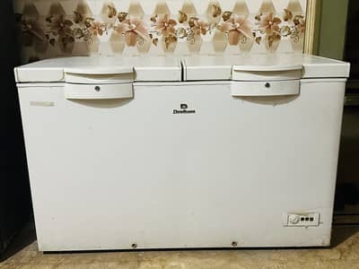 Double door deep freezer